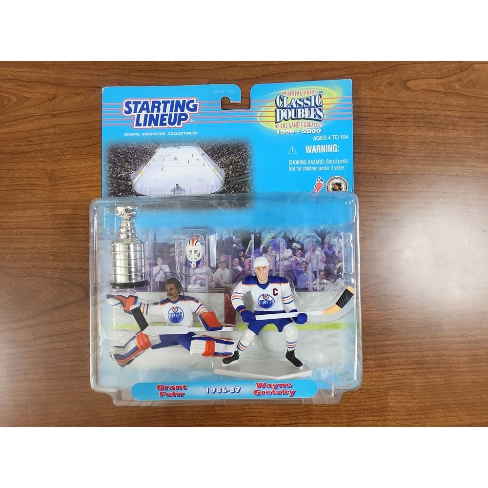 Vintage 1999 NHL Starting Lineup Classic Doubles Grant Fuhr & Wayne Gretzky New